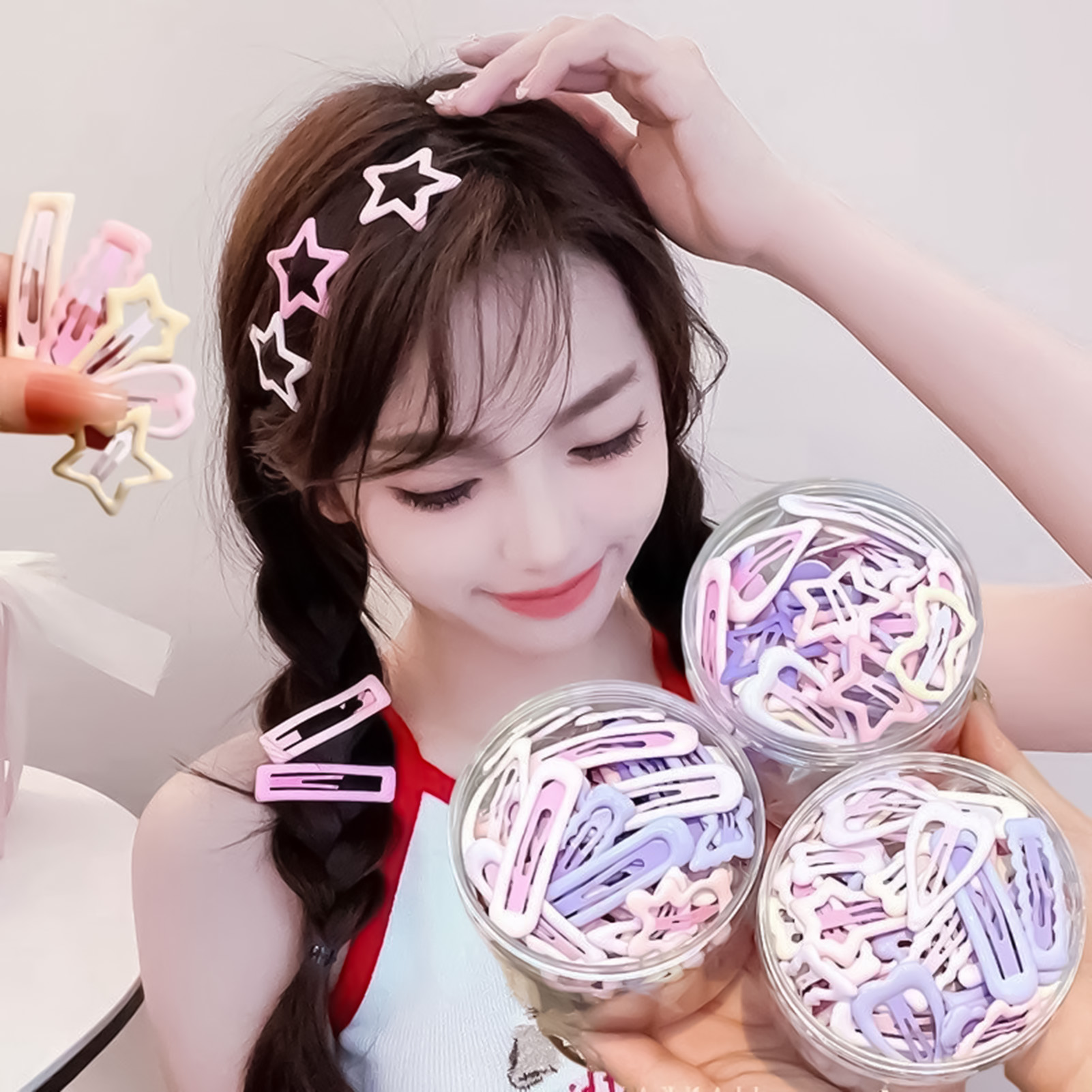 3 個のスイートスタイルのヘッドウェアピン、すべてマッチし、 - Lifestyle Of Korean のレビューと価格